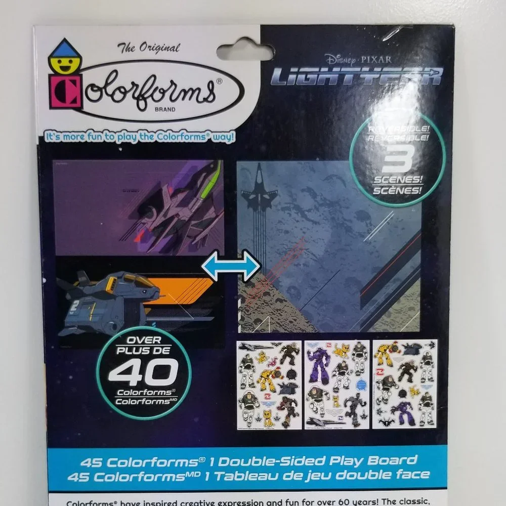Buz Lightyear stickers over 40 stickers and one scene